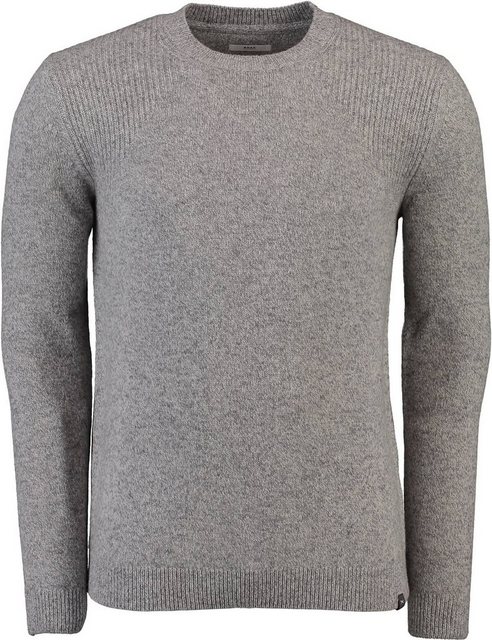 Brax Strickpullover BRAX Rundhals Lambswool Pullover Rick hellgrau günstig online kaufen