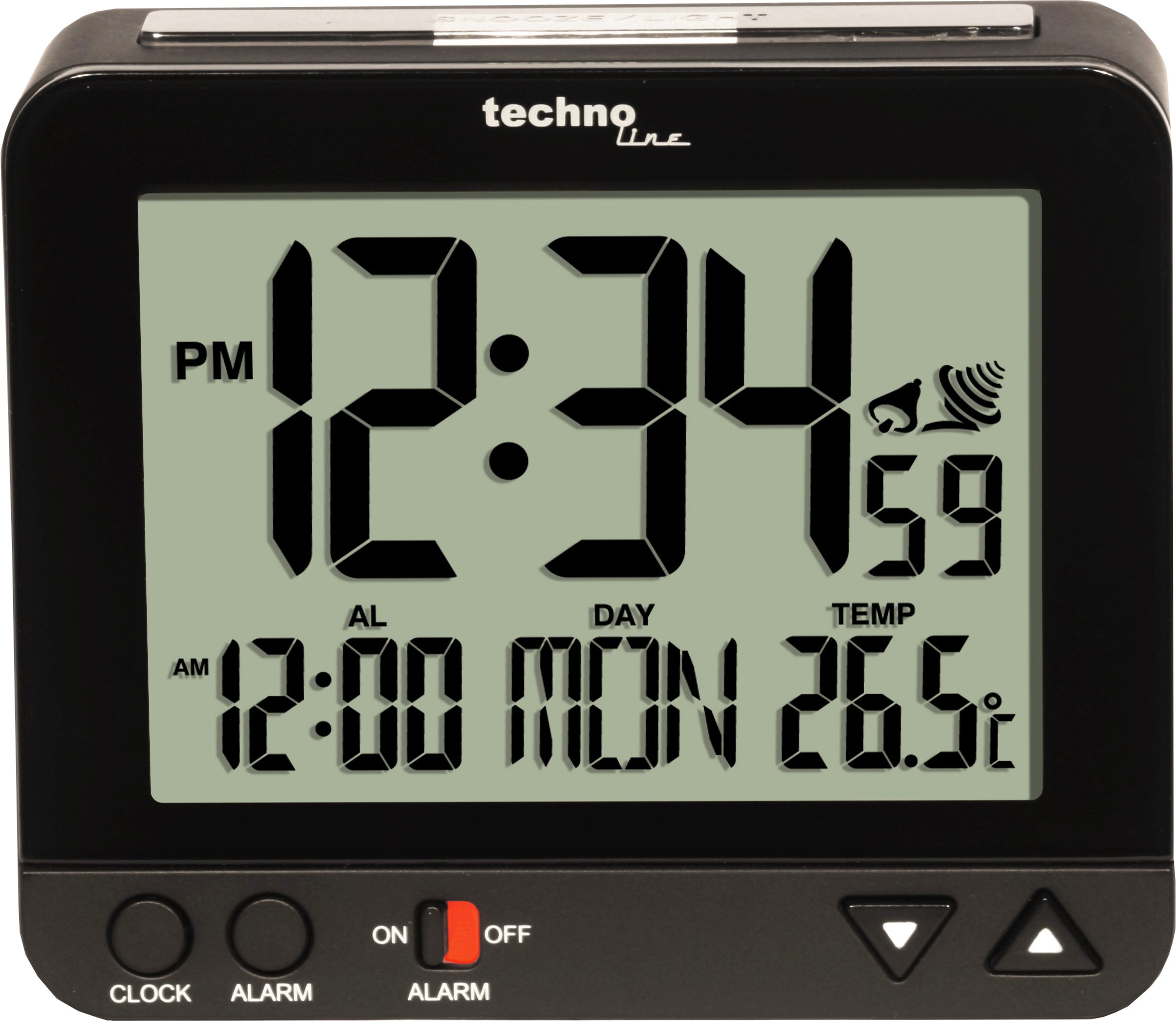 technoline Funkwecker WT 195 mit Nachtlicht-Funktion günstig online kaufen