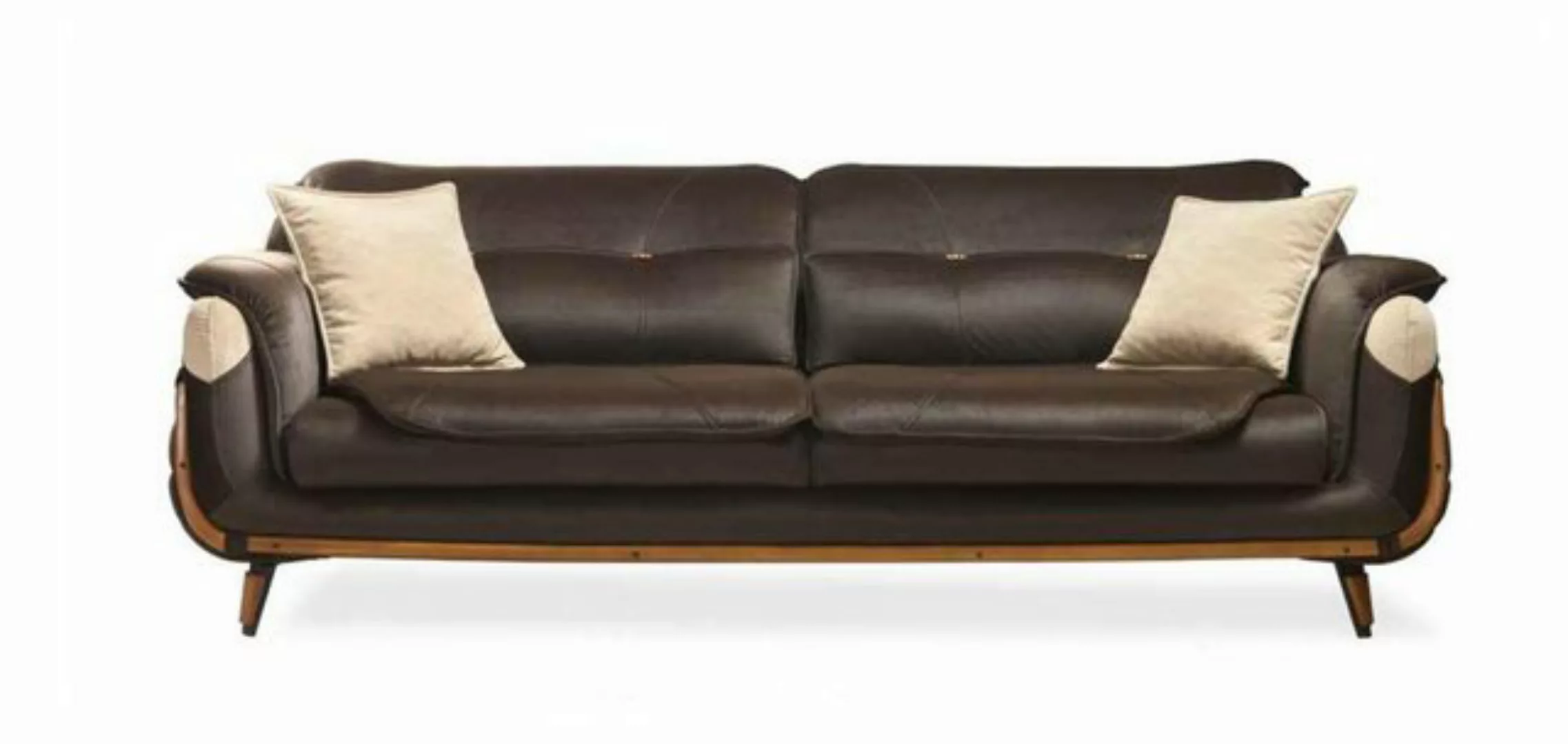 Xlmoebel Sofa Dreisitzer Wohnzimmer-Sofa aus klassischem Stoff mit luxuriös günstig online kaufen