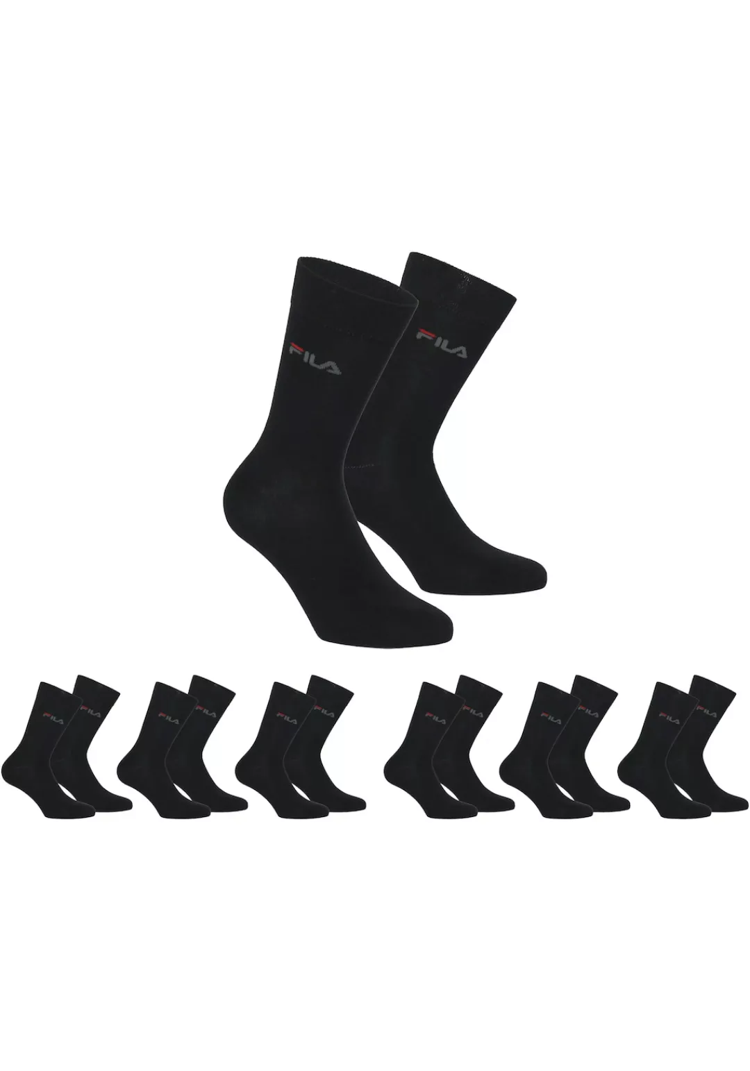 Fila Businesssocken, (6er Pack), mit eingestrickem Logo günstig online kaufen