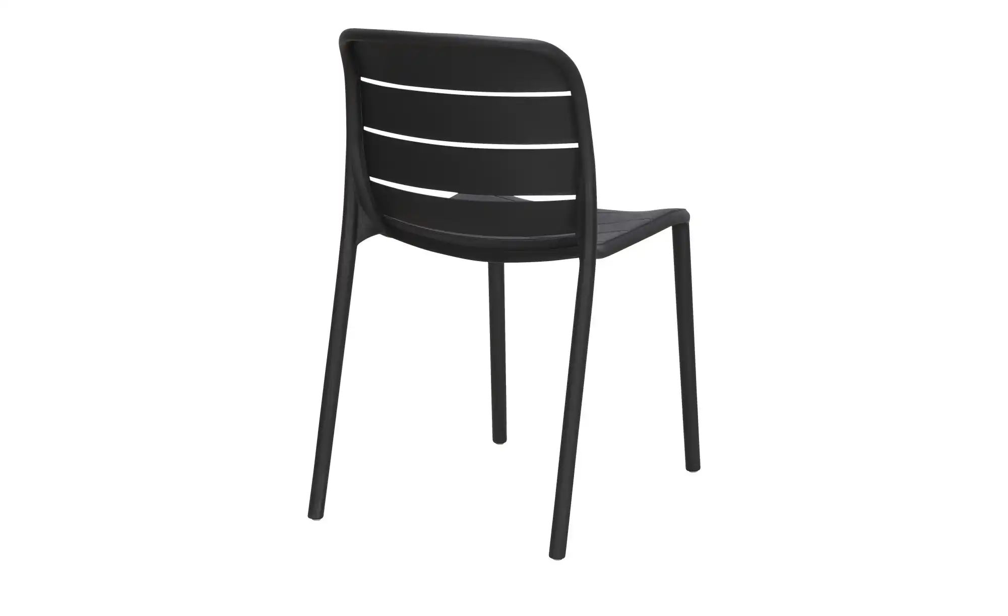 Stapelstuhl  Cervo ¦ schwarz ¦ Maße (cm): B: 43 H: 80,5 T: 56.5 Garten > Ga günstig online kaufen
