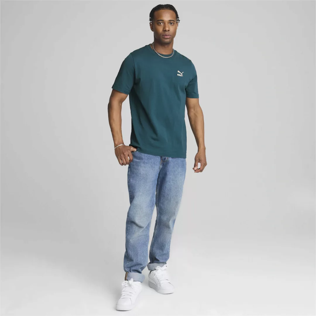 PUMA T-Shirt "CLASSICS T-Shirt mit kleinem Logo Herren" günstig online kaufen