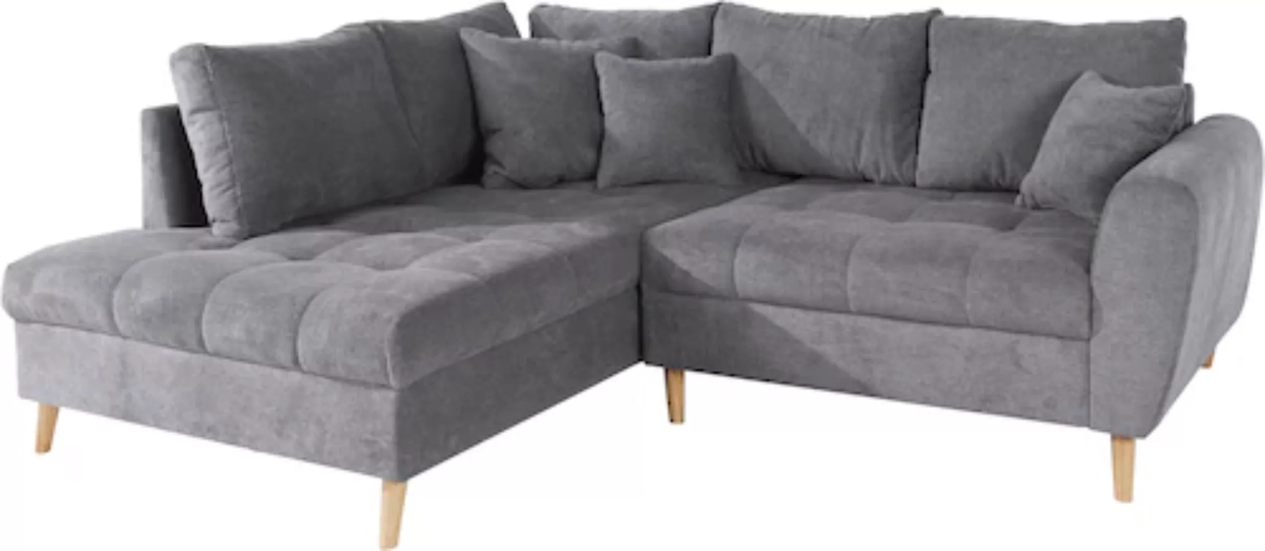 Home affaire Ecksofa "Blackburn II, L-Form", Mit Kaltschaumpolsterung bis 1 günstig online kaufen