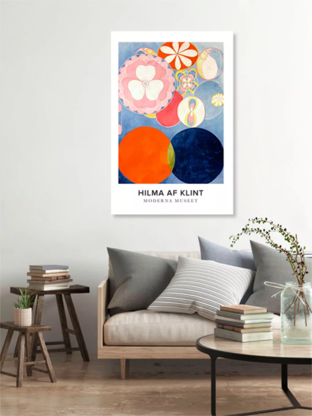 Poster / Leinwandbild - Hilma Af Klint Ausstellungsposter günstig online kaufen