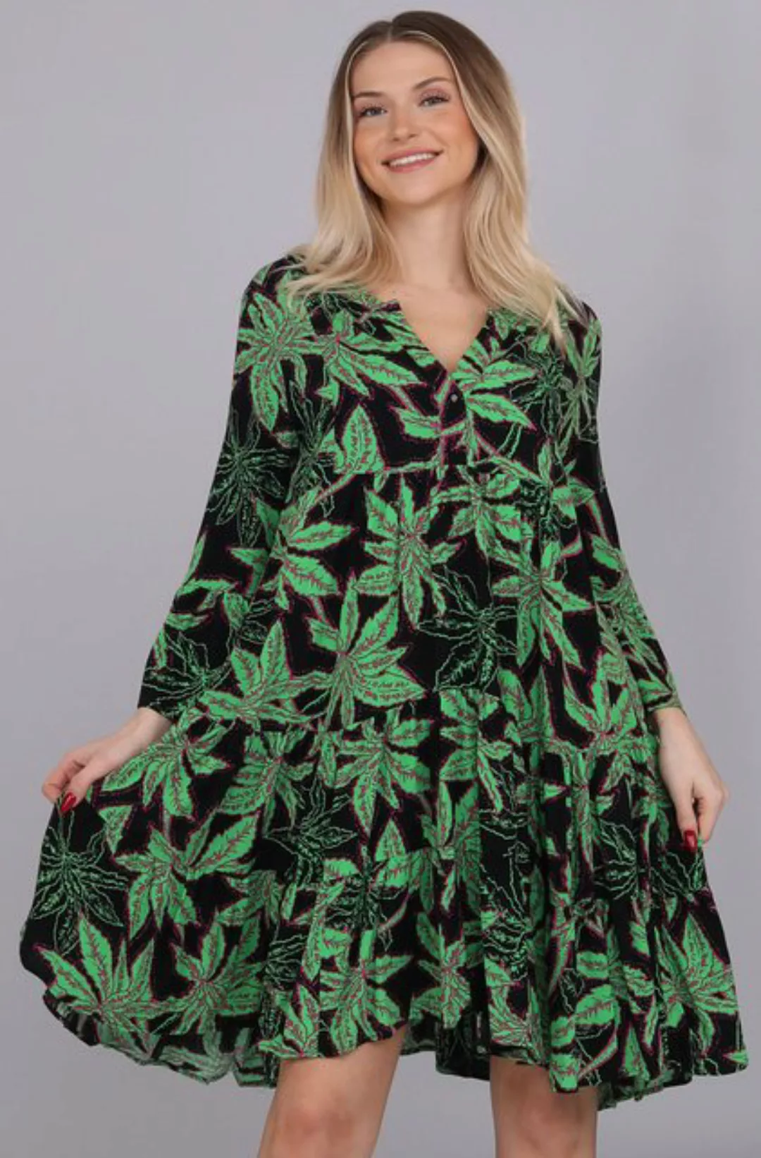 YC Fashion & Style Tunikakleid "Charmante Blütenpracht Tunika – Eleganz tri günstig online kaufen