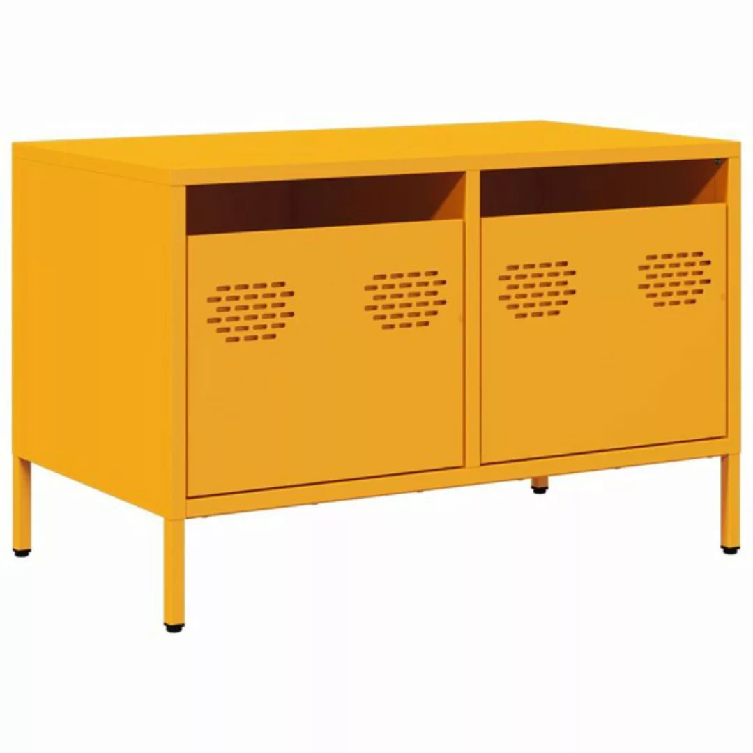 vidaXL Schrankmodule TV-Schrank Senfgelb 68x39x43,5 cm Kaltgewalzter Stahl günstig online kaufen