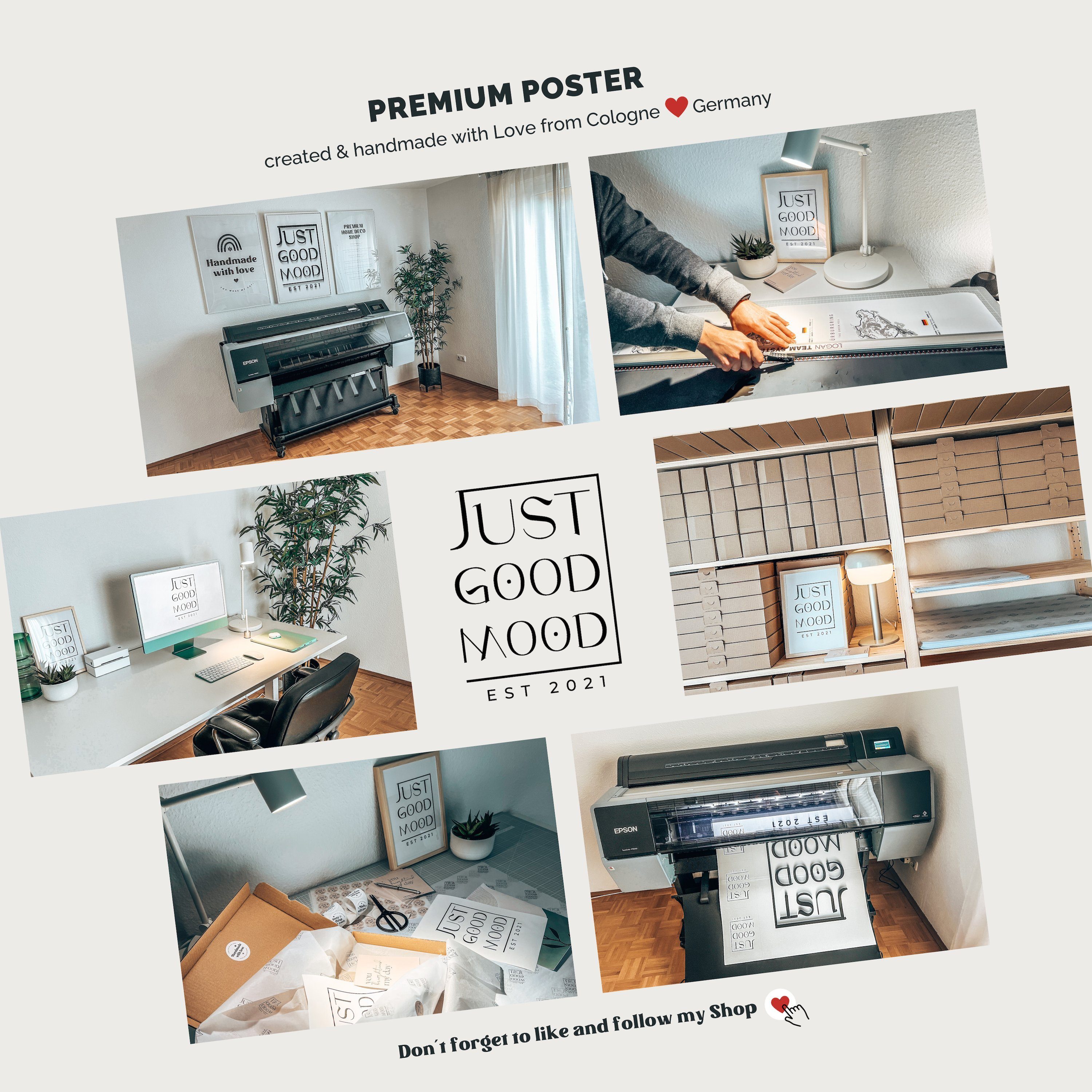 JUSTGOODMOOD Poster Premium ® Ferrari Formel günstig online kaufen