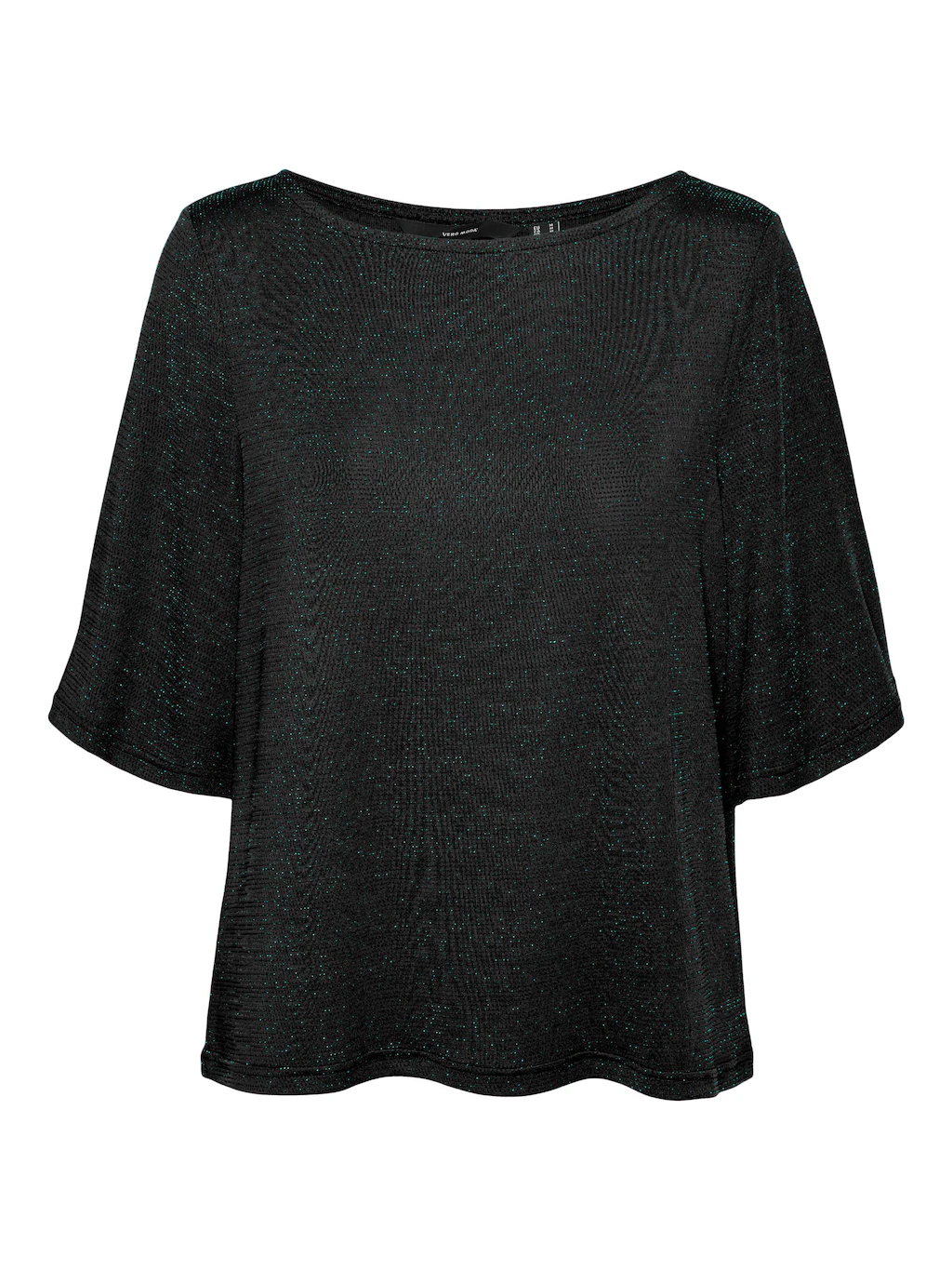 Vero Moda Rundhalsshirt VMKANVA 2/4 GLITTER TOP JRS mit Glitzereffekt günstig online kaufen