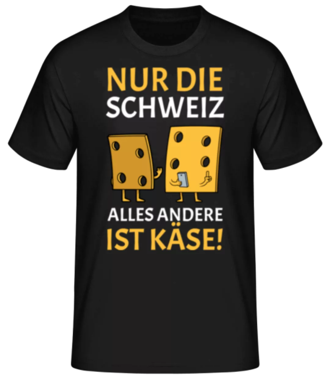 Käse Nur Die Schweiz · Männer Basic T-Shirt günstig online kaufen