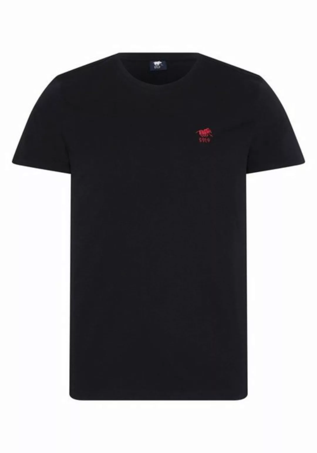 Polo Sylt T-Shirt mit gesticktem Logo-Symbol (1, 1-tlg) günstig online kaufen