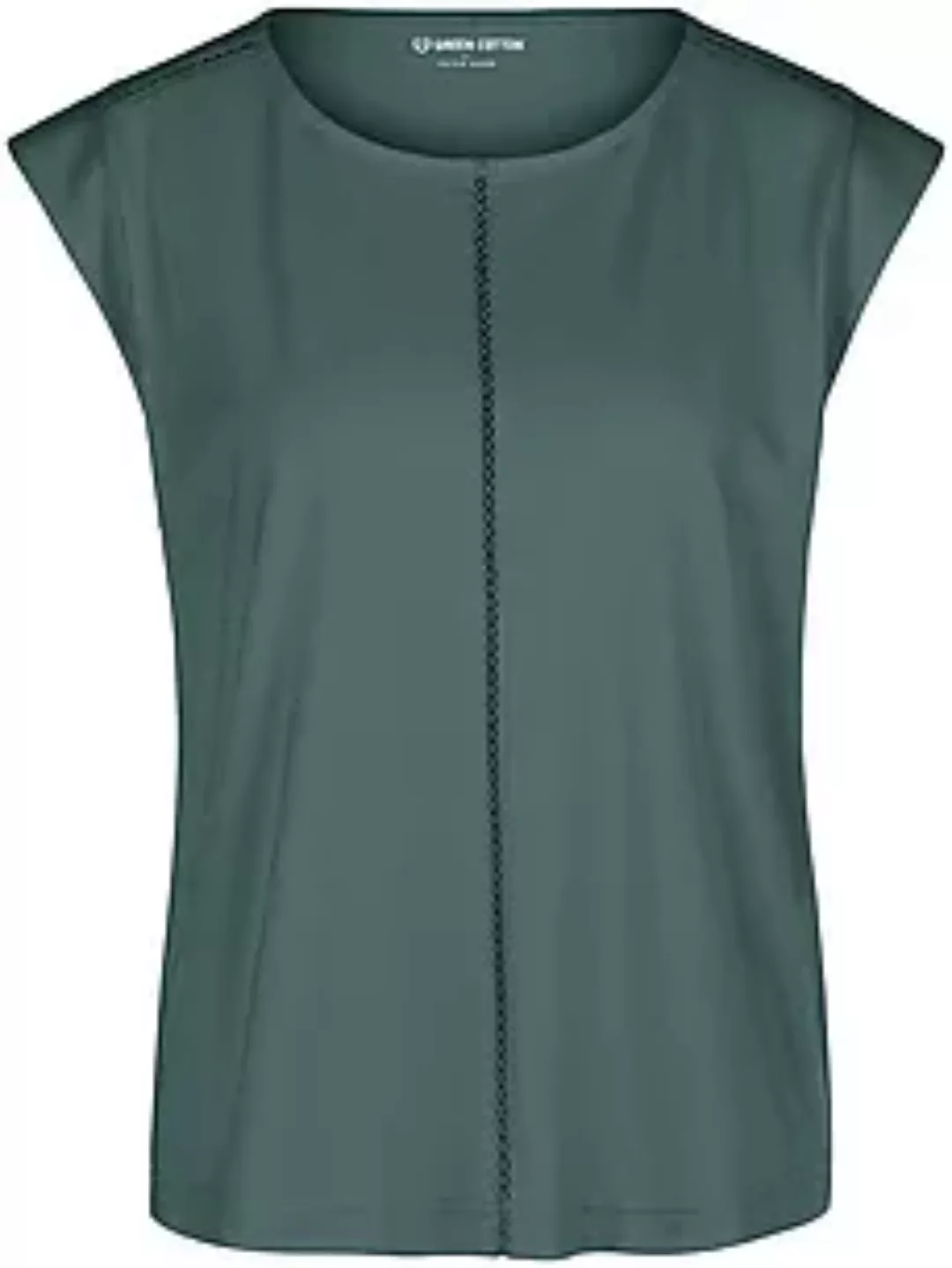 Rundhals-Shirt Anne Sofie Green Cotton grün günstig online kaufen