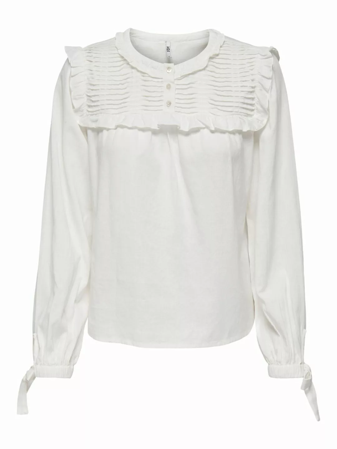 ONLY Gerüschte Hemd Damen White günstig online kaufen