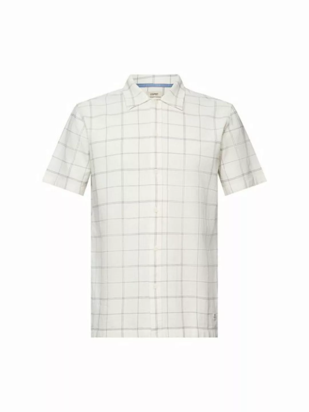 Esprit Kurzarmhemd Kurzarm-Hemd aus 100% Baumwolle günstig online kaufen
