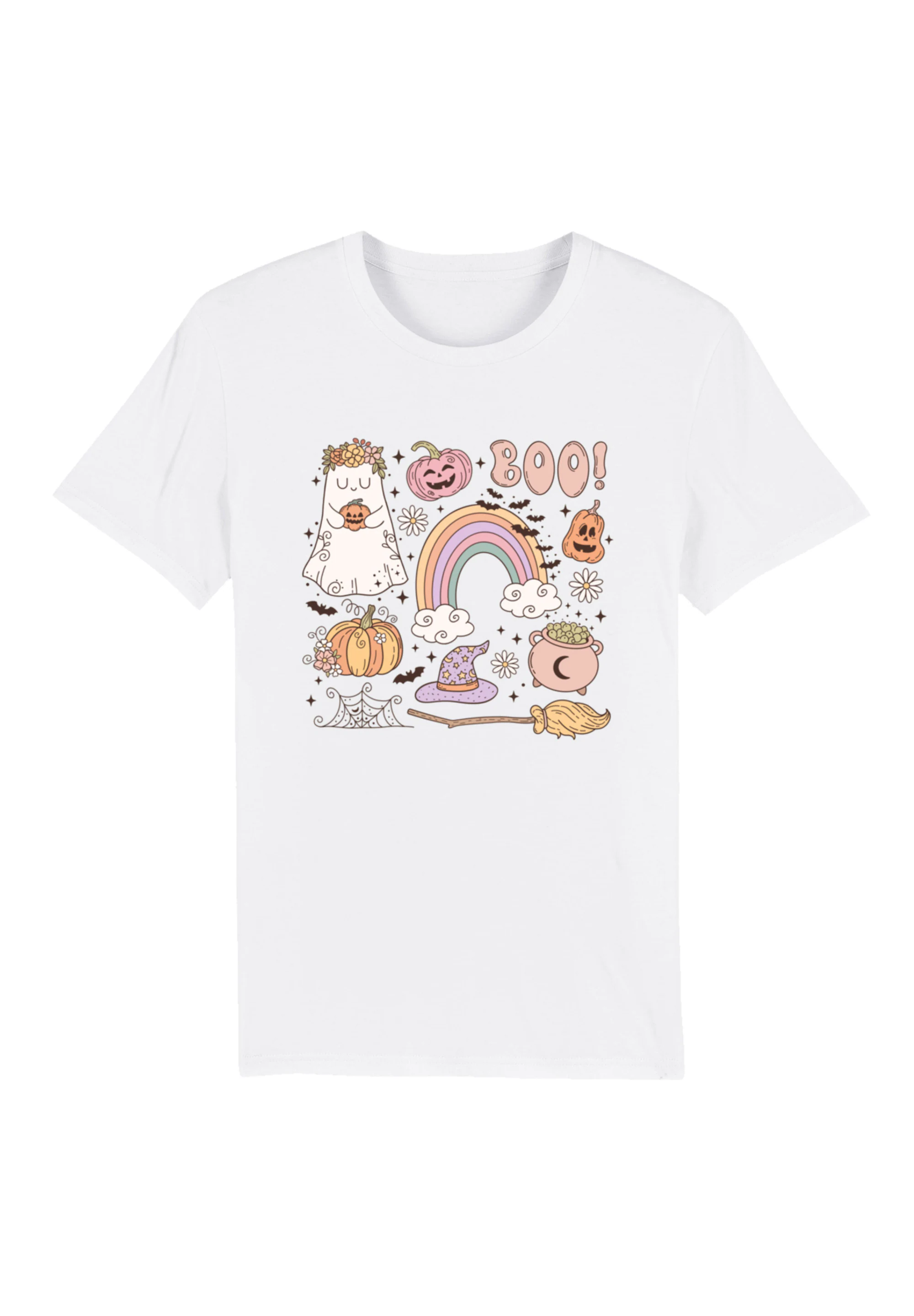 F4NT4STIC T-Shirt "Retro Halloween Boo", Premium Qualität, Unisex Schnitt günstig online kaufen