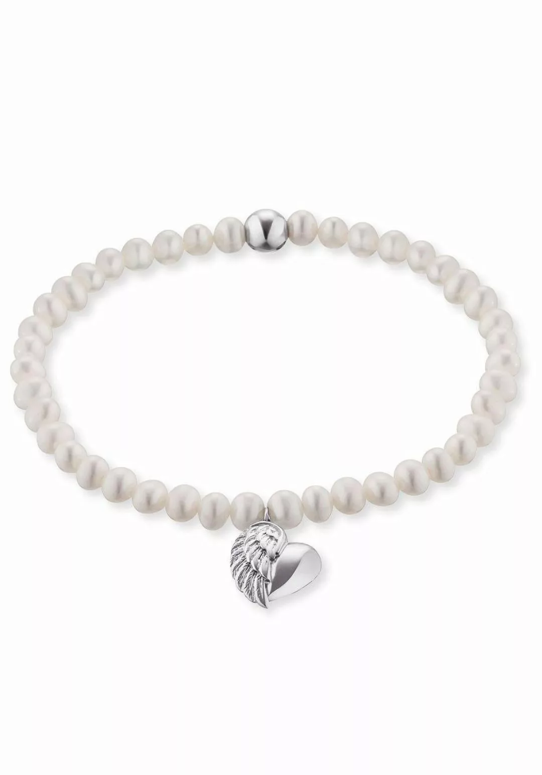 Engelsrufer Perlenarmband HERZFLÜGEL CHARM, ERB-HEARTWING-PE, mit günstig online kaufen