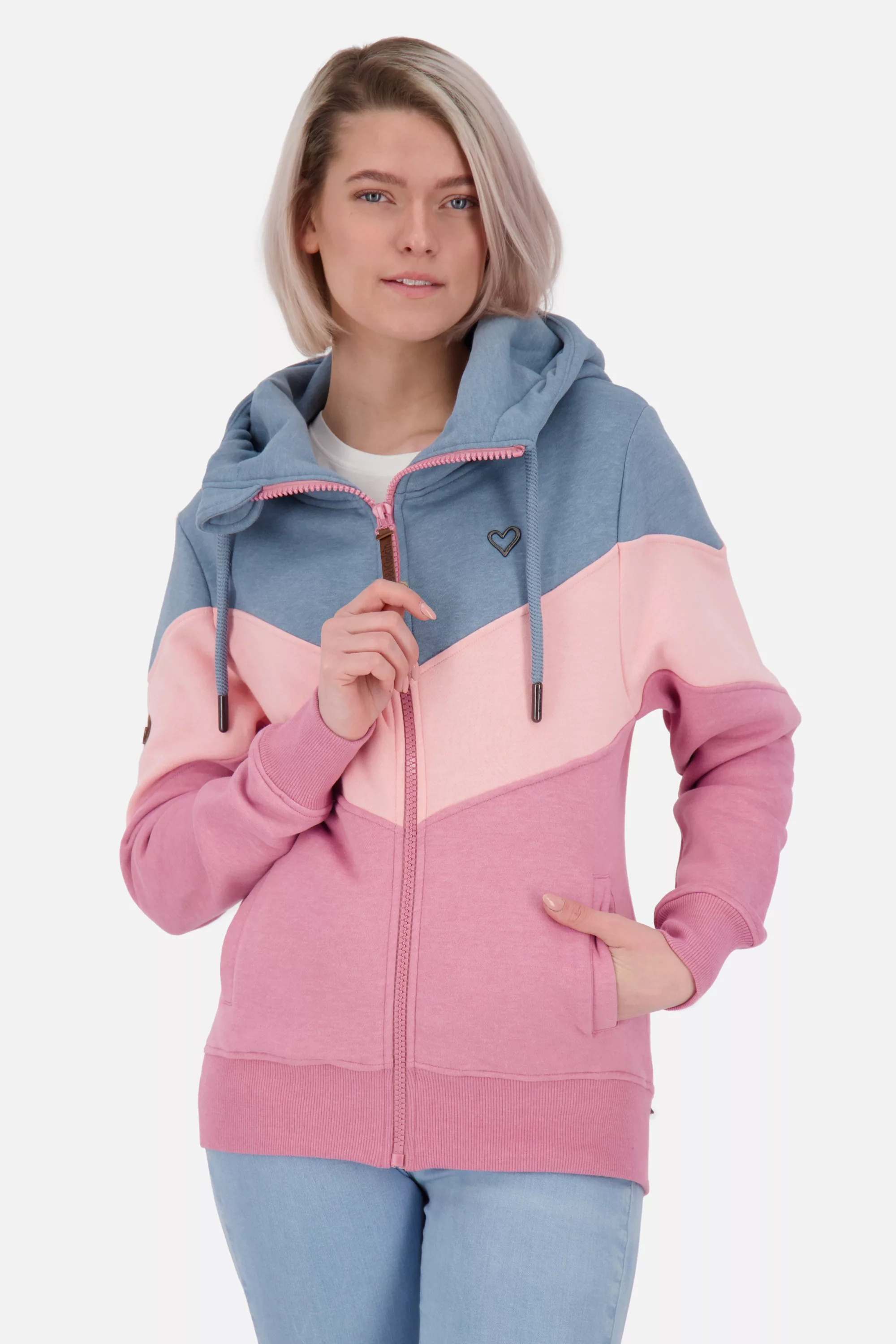 Alife & Kickin Kapuzensweatjacke "StellinaAK A Hooded Sweatjacket Damen" günstig online kaufen