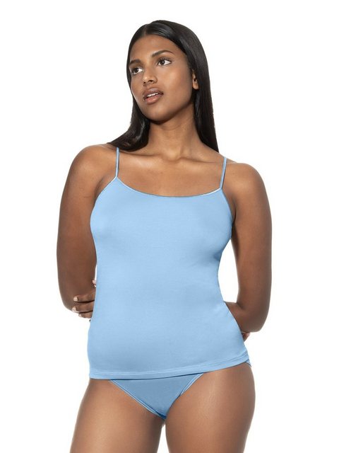 Mey Spaghettitop Mey Spaghetti-Top Emotion 55201 Angel blue (1 Stück, 1-tlg günstig online kaufen