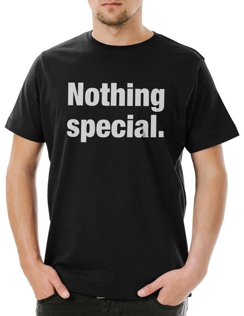 Urban Backwoods Print-Shirt Nothing Special Herren T-Shirt Slogan Spruch Mo günstig online kaufen