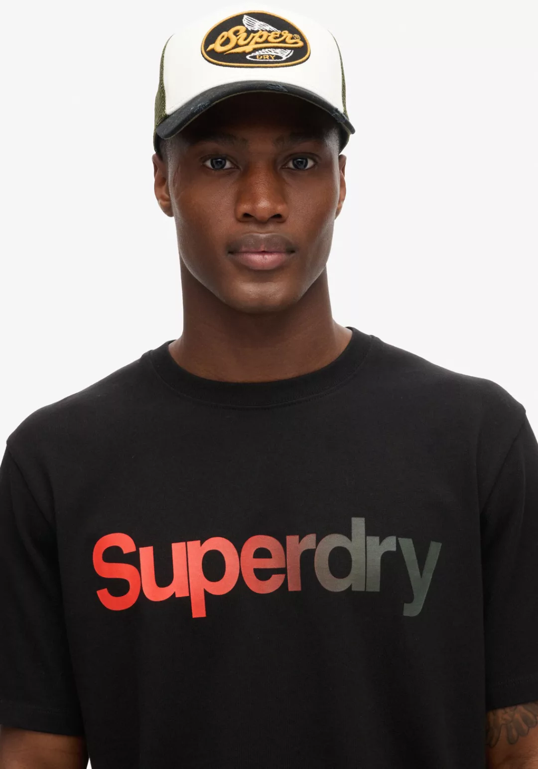 Superdry Rundhalsshirt CORE LOGO FADE LOOSE TEE günstig online kaufen