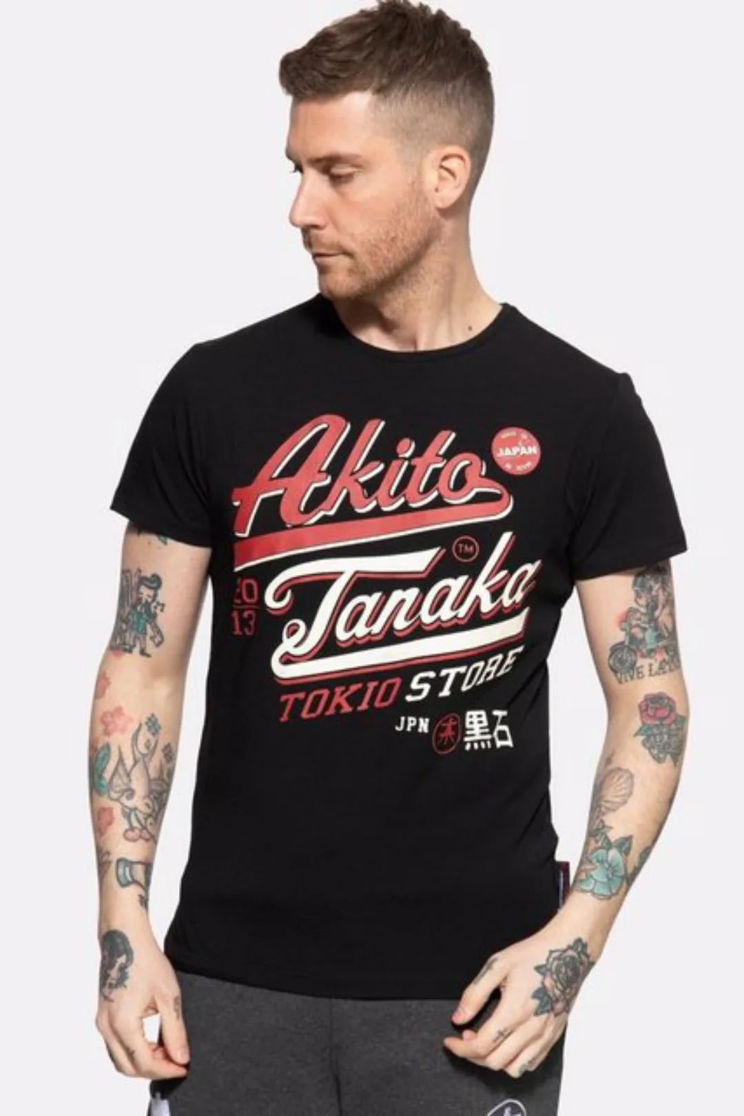 Akito Tanaka T-Shirt Tokio Beach mit Retro Print günstig online kaufen