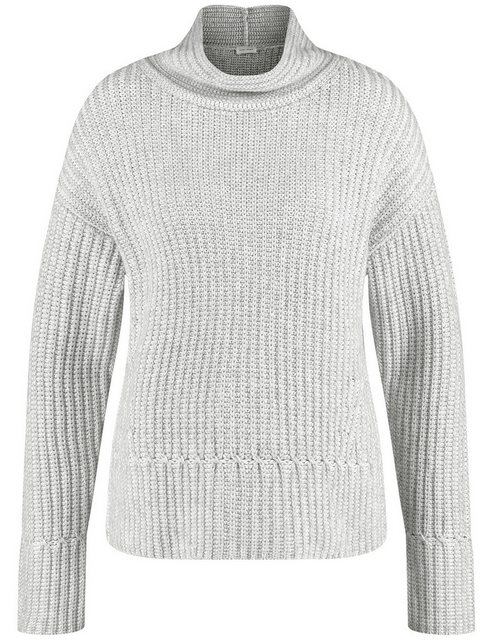 GERRY WEBER Sweatshirt Floral gemusterter Pullover in Rippstrick günstig online kaufen