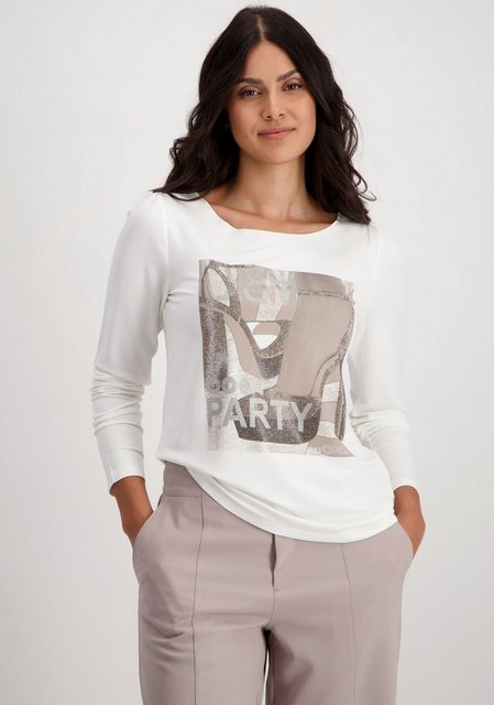 Monari Langarmshirt mit Print günstig online kaufen