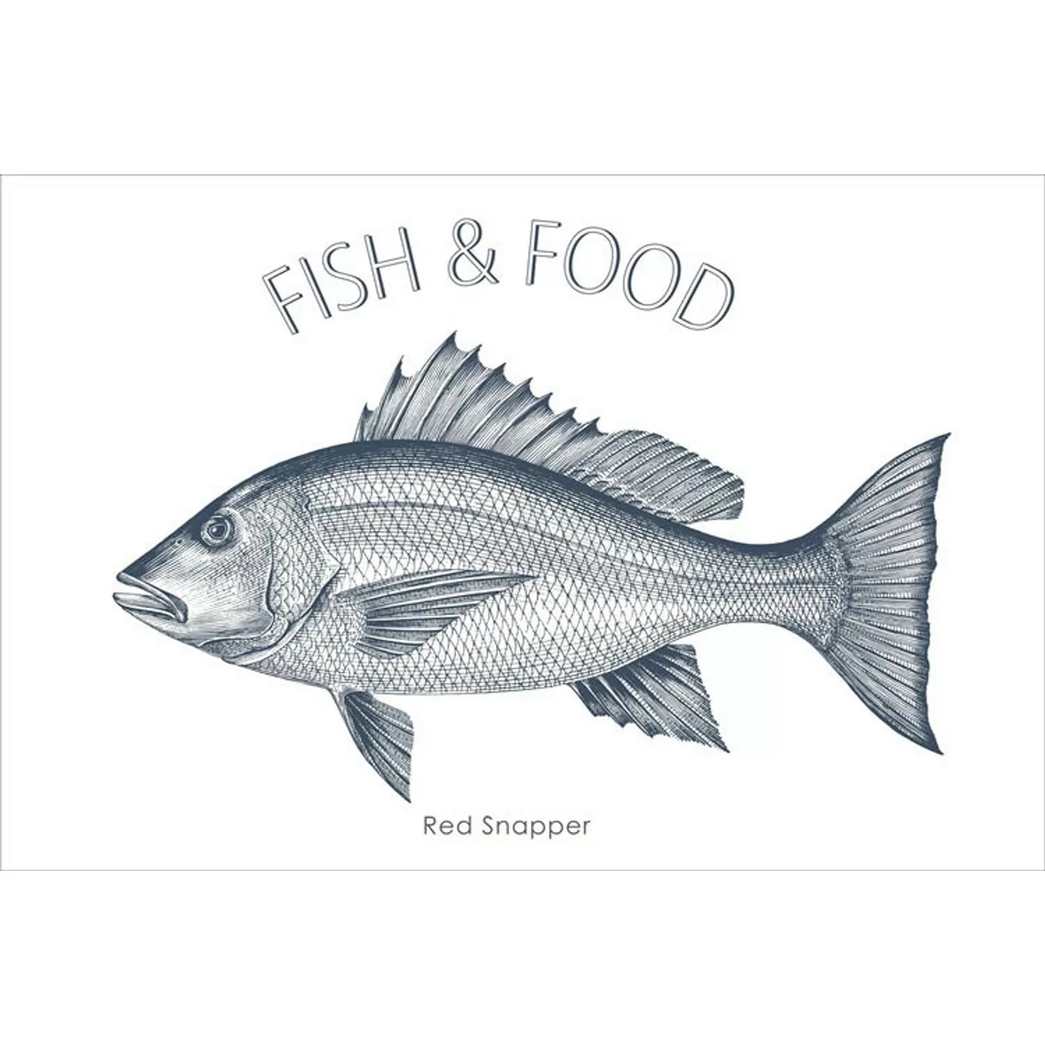 ESTAhome Wandtattoo Fisch Blau 70 x 46,5 cm 159047 günstig online kaufen