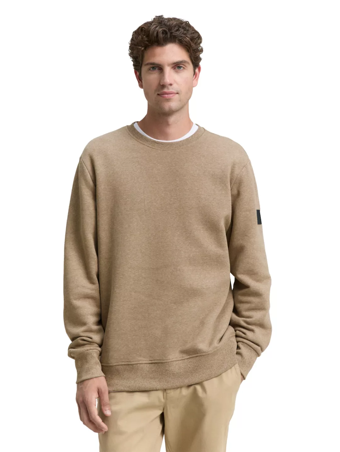 TOM TAILOR Sweatshirt, mit Logo Stickerei am Arm günstig online kaufen