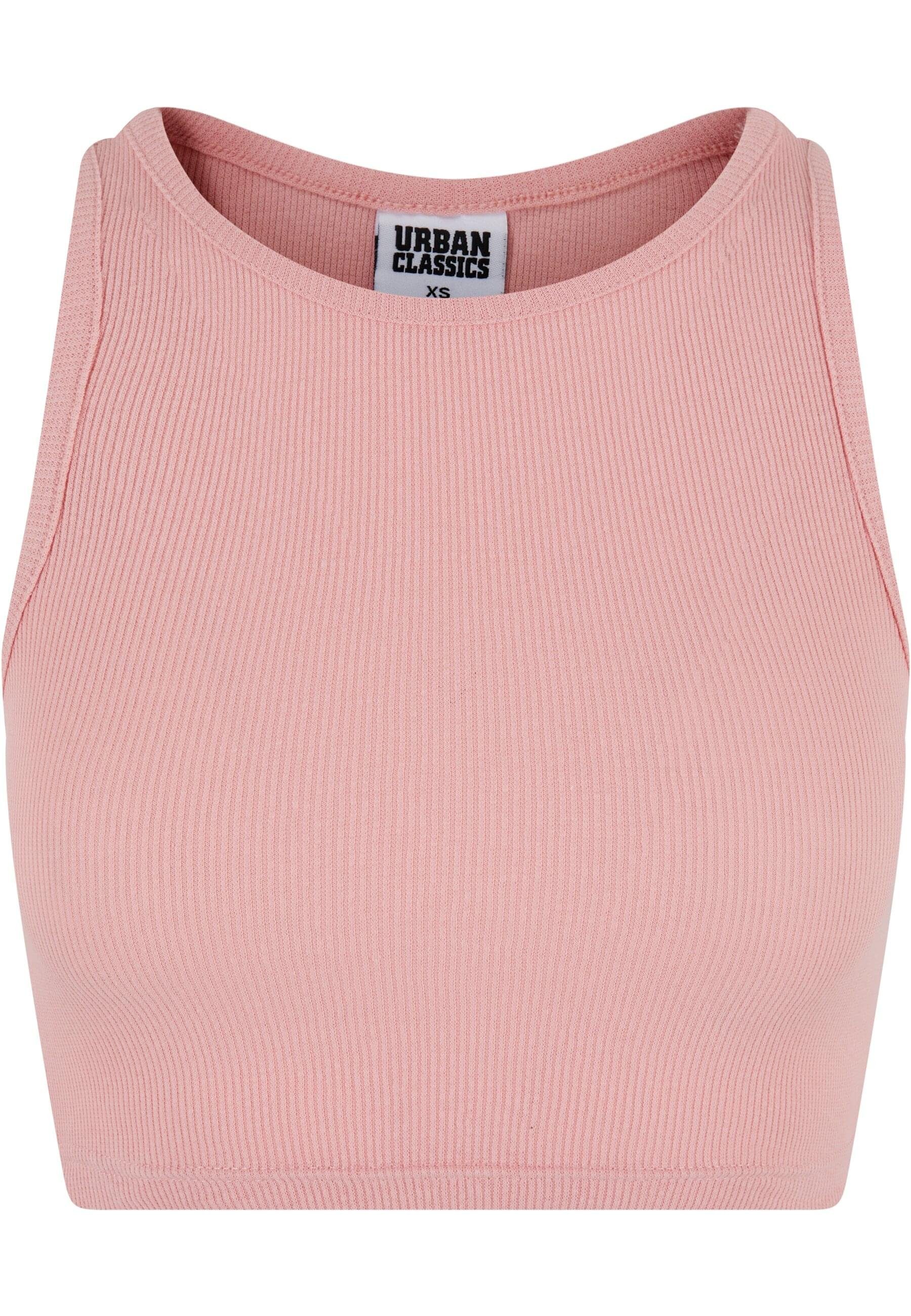 URBAN CLASSICS Muskelshirt "Urban Classics Damen Ladies Cropped Rib Top", ( günstig online kaufen