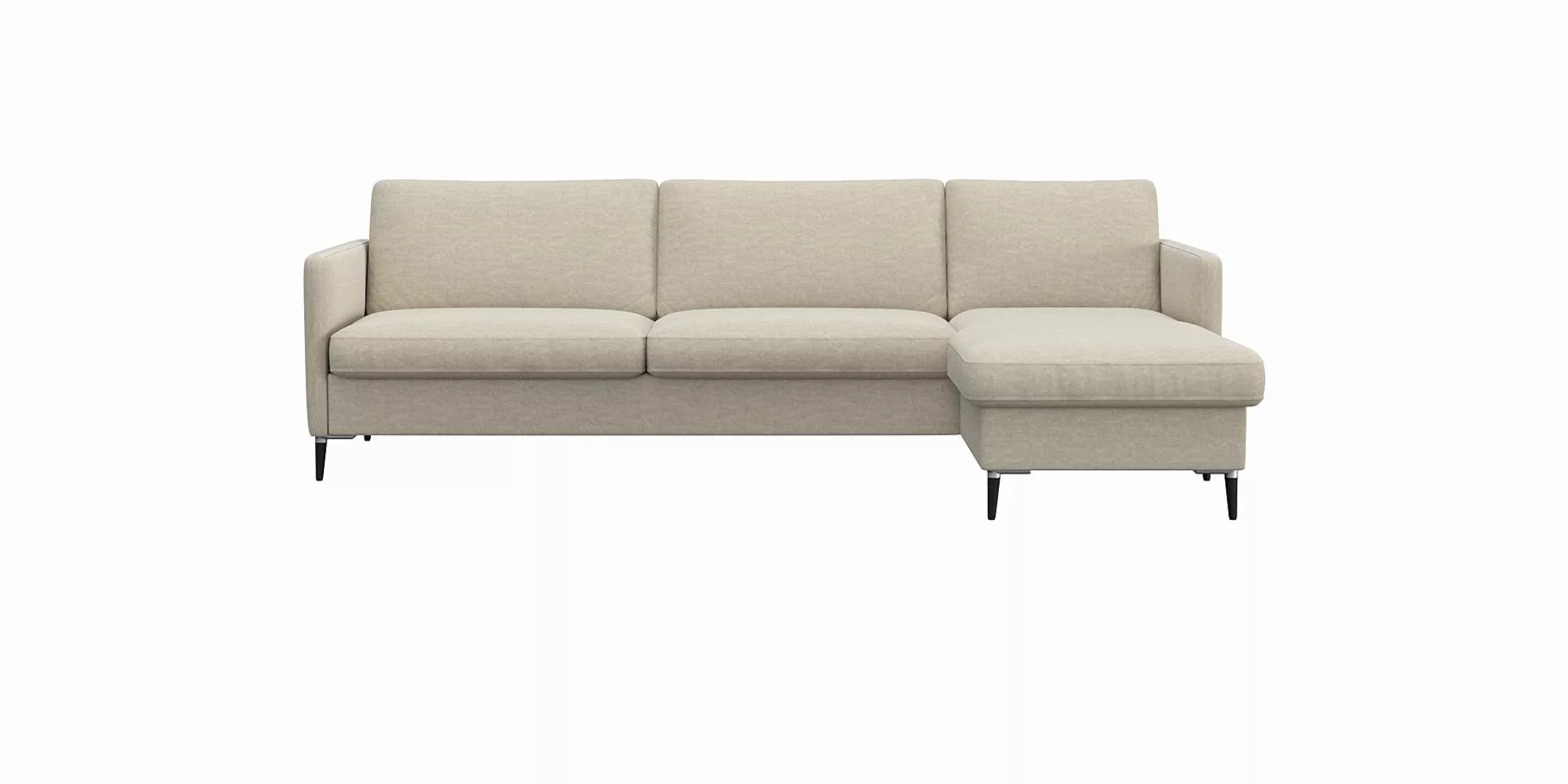 FLEXLUX Ecksofa »Fiore, super Sitzkomfort durch Kaltschaum im Sitz, L-Form« günstig online kaufen