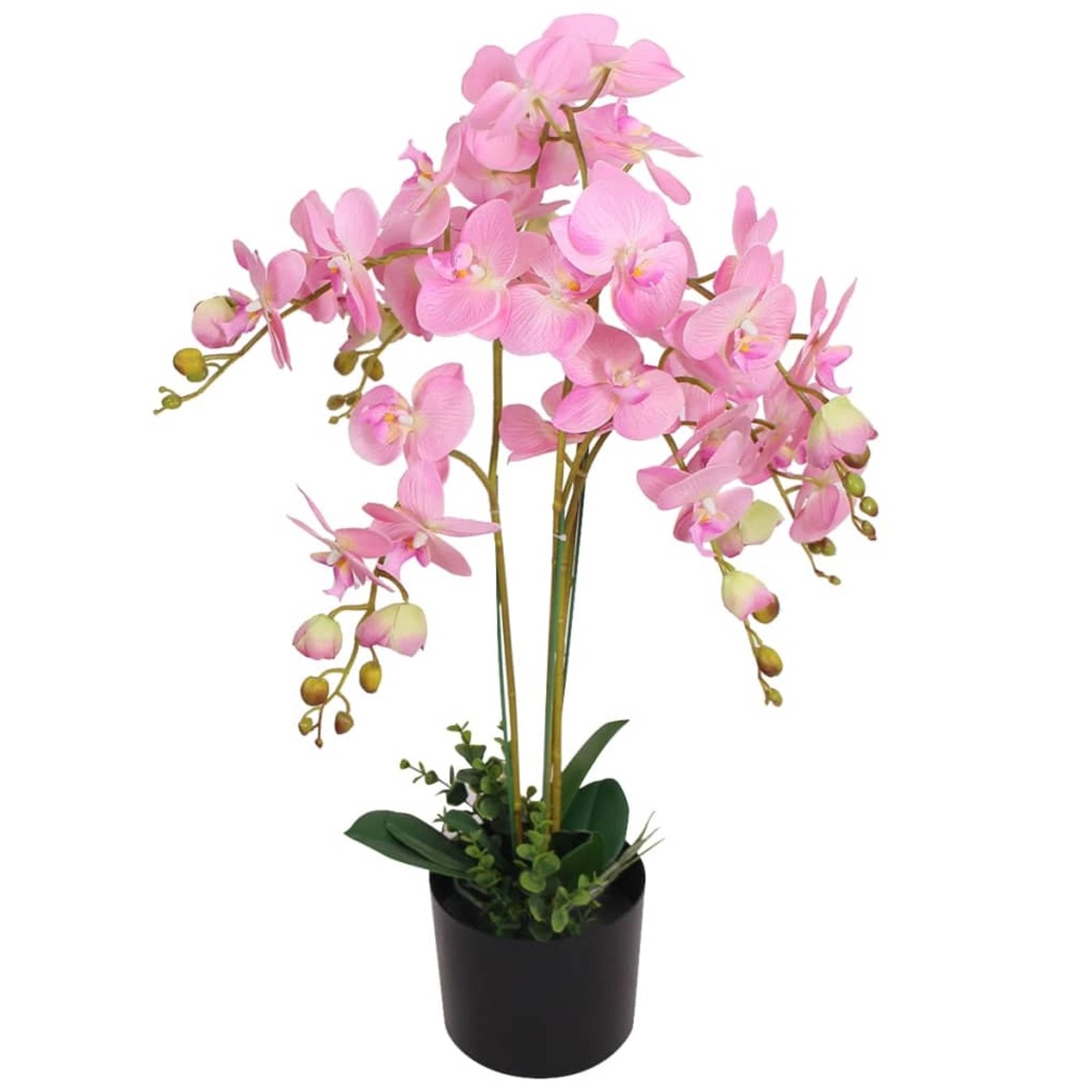 furnicato Künstliche Orchidee mit Topf 75 cm Rosa günstig online kaufen