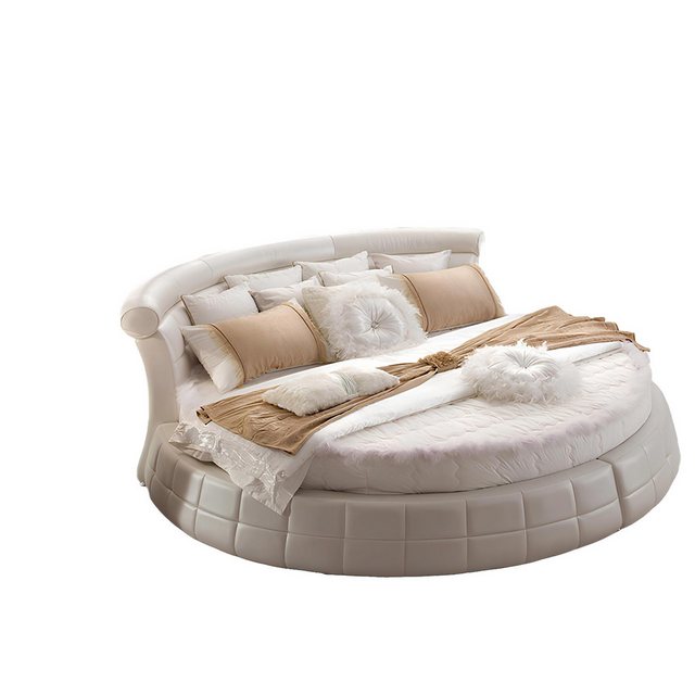 Xlmoebel Bett Elegantes Rundbett - Designer-Rundbett mit luxuriöser Polster günstig online kaufen