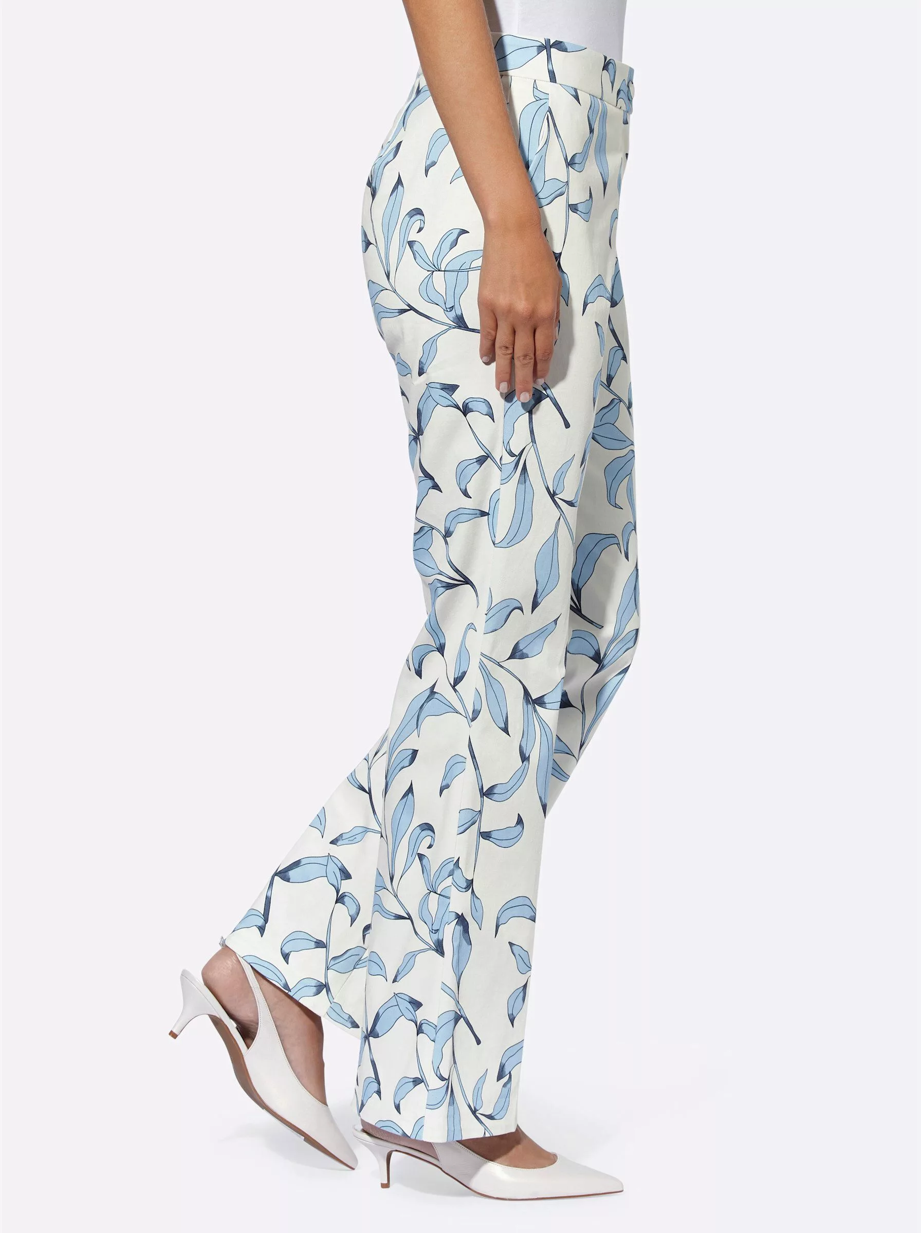 heine Jerseyhose Druckhose Innenbeinlänge ca. 81 günstig online kaufen