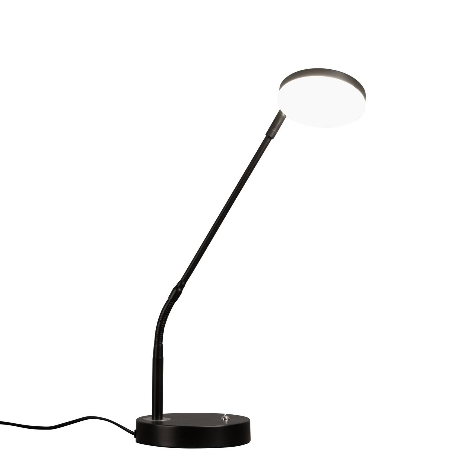 LED-Tischlampe Sorento, sandschwarz, Höhe 48 cm, CCT dimmbar günstig online kaufen