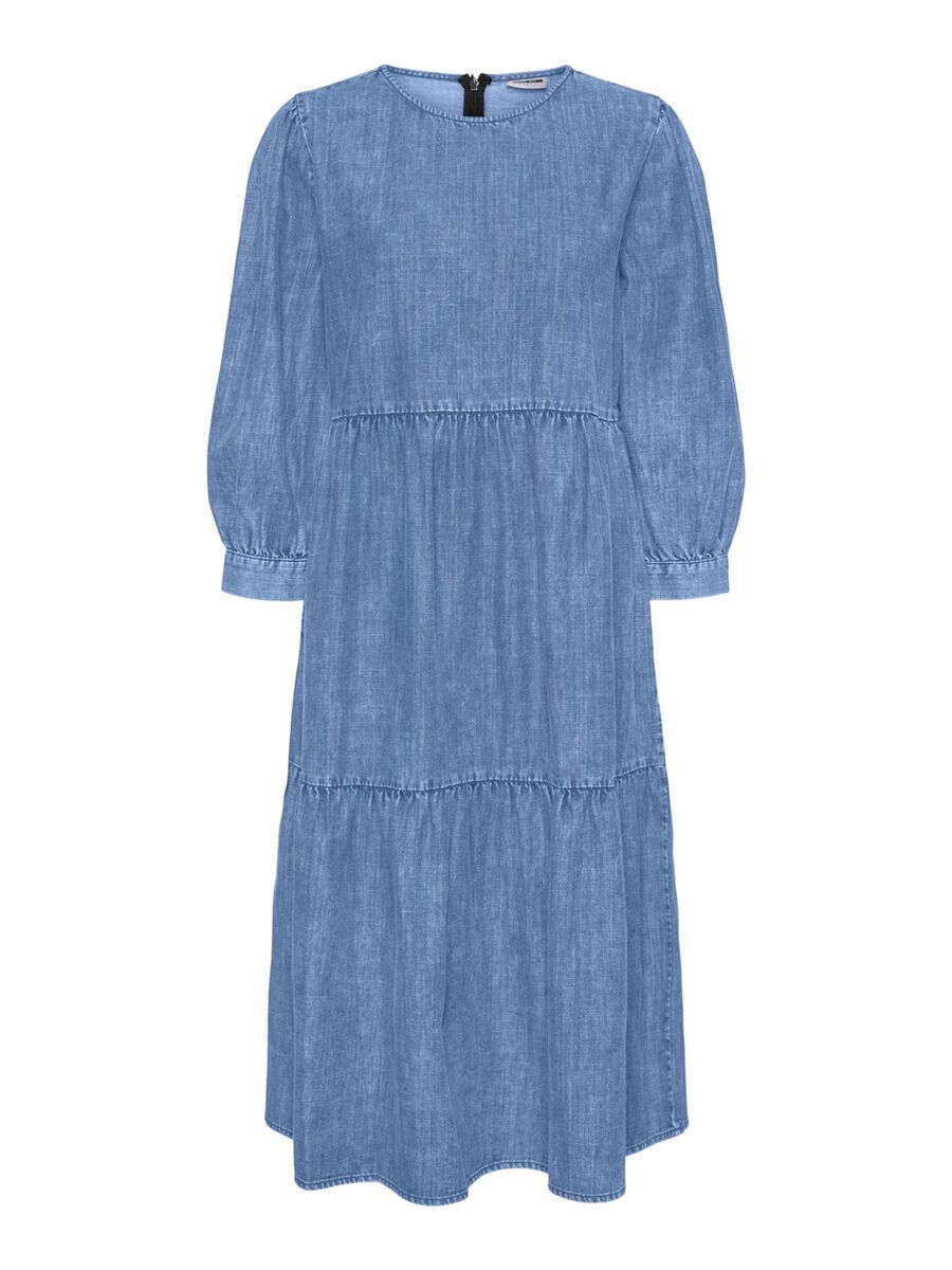 NOISY MAY Denim Maxikleid Damen Blau günstig online kaufen