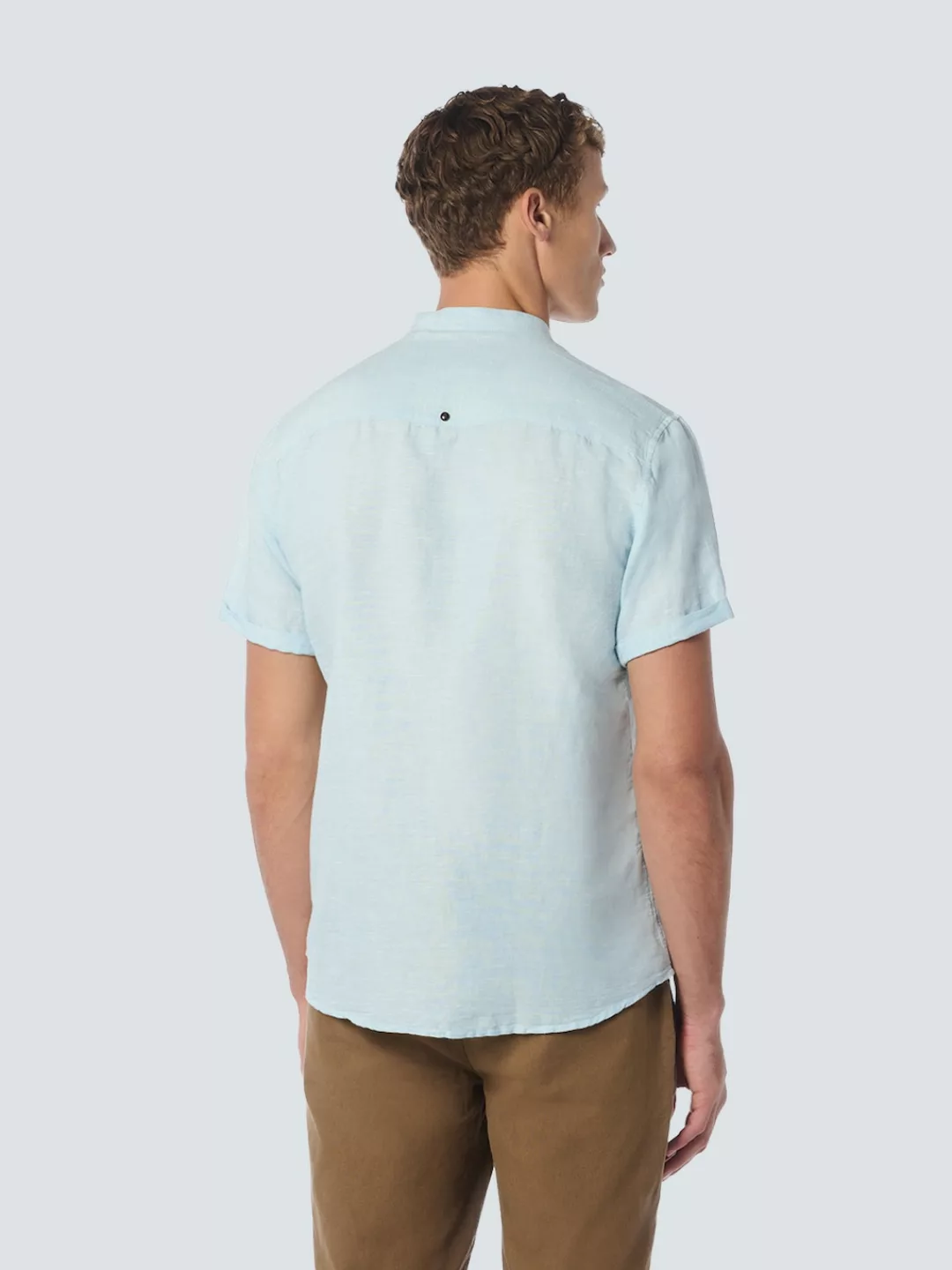 NO EXCESS Kurzarmhemd mit Melange Effekt günstig online kaufen