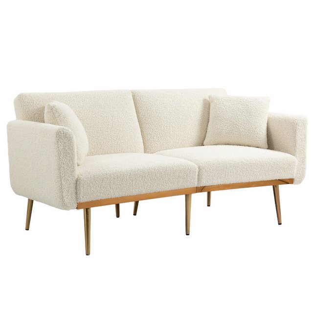 MODFU Sofa Akzentsofa, Loveseat-Sofa mit Metallfüßen Schlafsofa, 65.35*30.7 günstig online kaufen