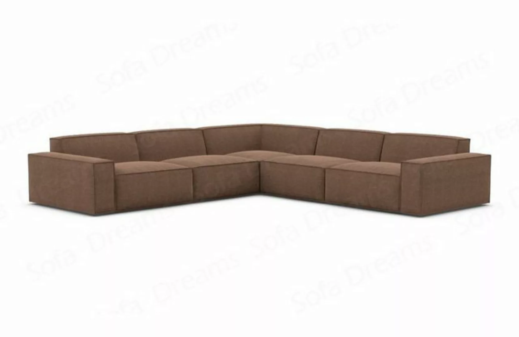 Sofa Dreams Ecksofa Stoffsofa Polsterecksofa Formenta L Form Struktursofa S günstig online kaufen