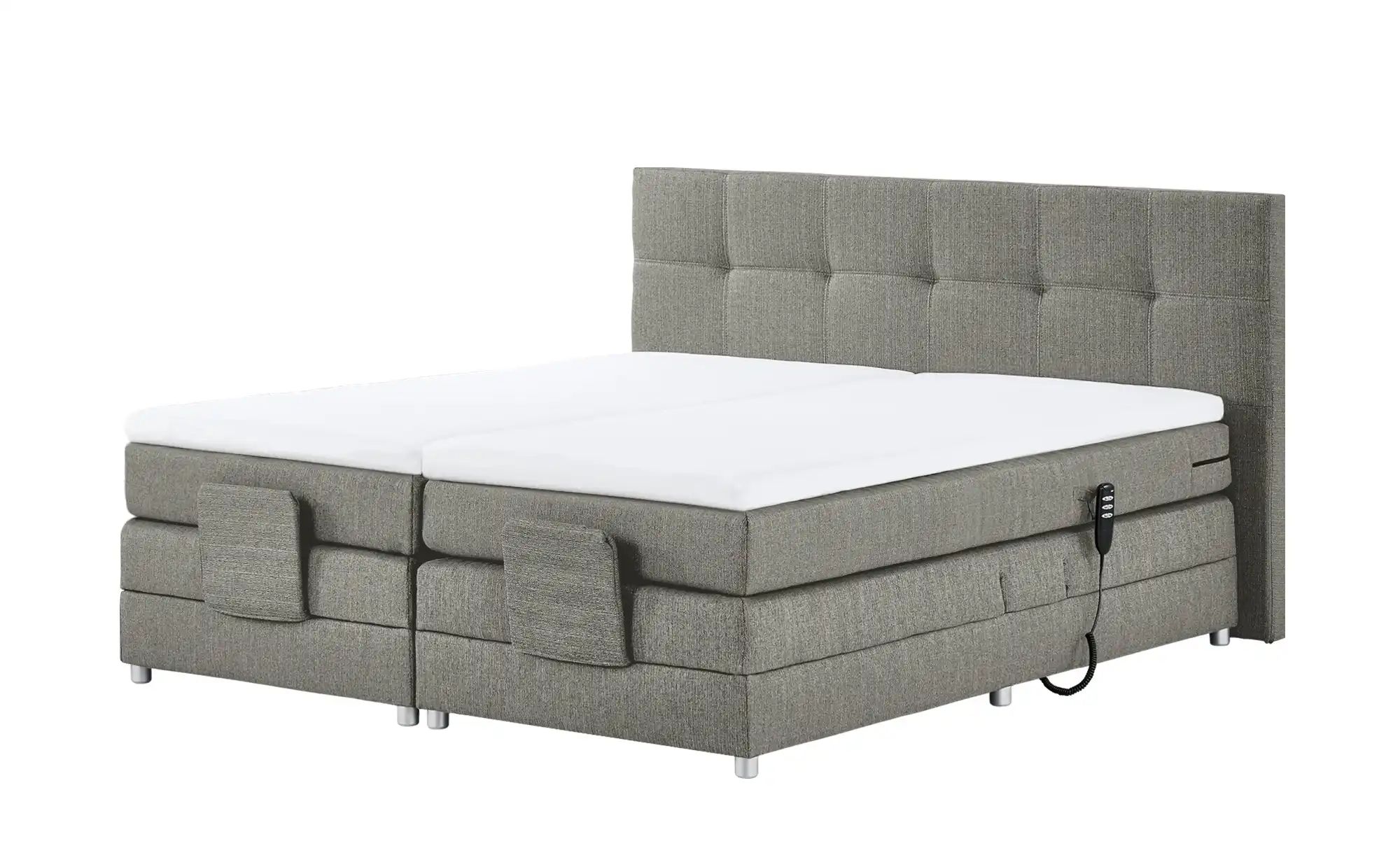 uno Motor-Boxspringbett   Manolo ¦ grau ¦ Maße (cm): B: 202 H: 112 Betten > günstig online kaufen