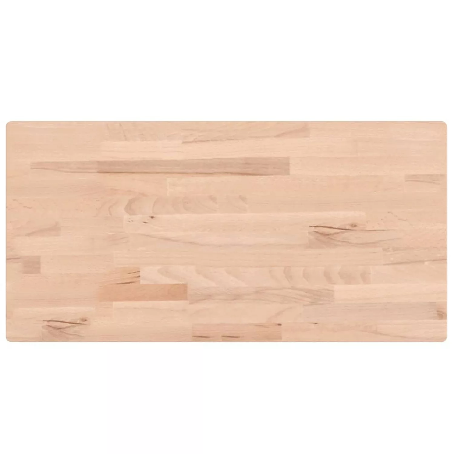 vidaXL Waschtischplatte 100x50x1,5 cm Massivholz Buche Modelll 1 günstig online kaufen