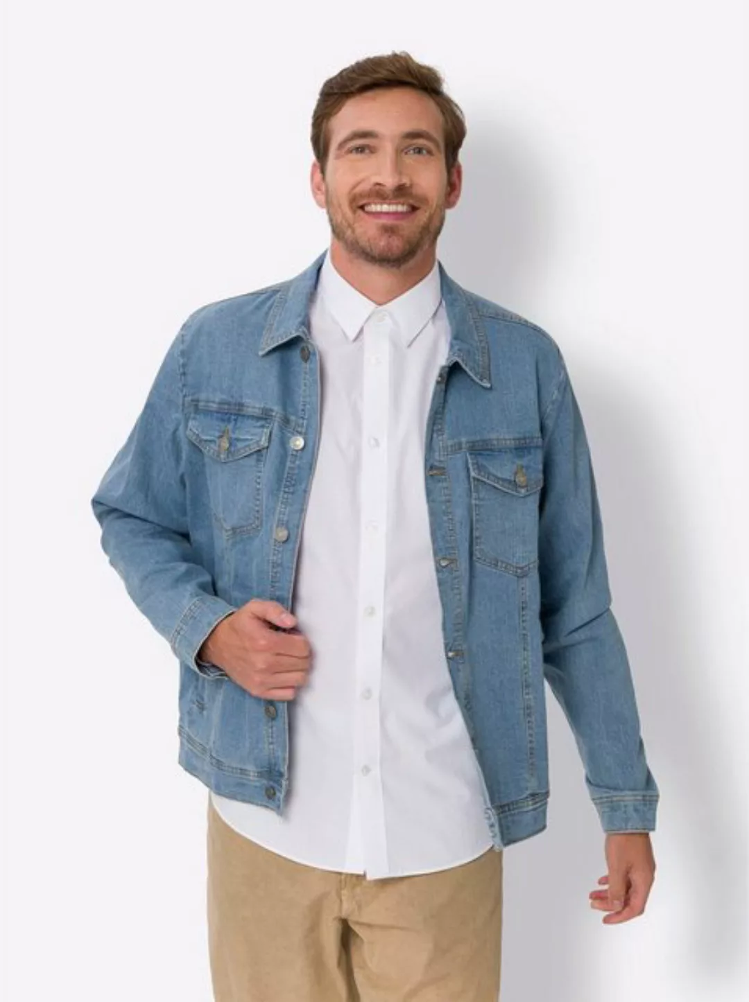 Sieh an! Funktionsjacke Jeans-Jacke günstig online kaufen