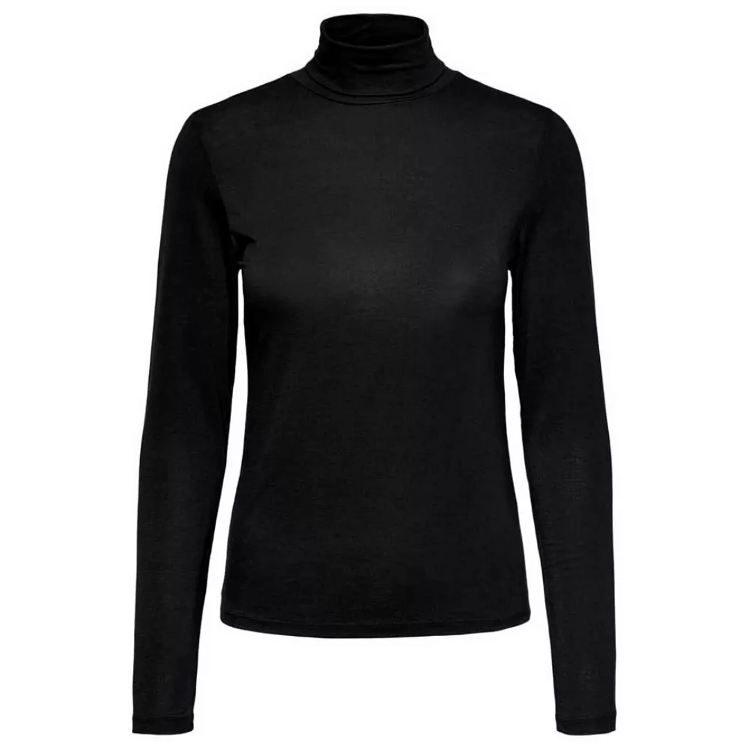 Only Lela Life Roll Neck Langarm-t-shirt XS Black günstig online kaufen