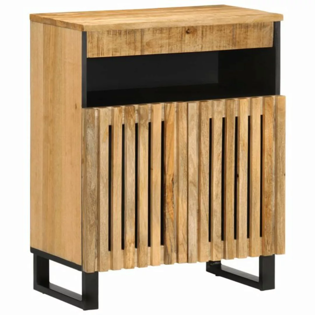 vidaXL Fächerschrank Sideboard 60x34x75 cm Raues Massives holz (1-St) günstig online kaufen