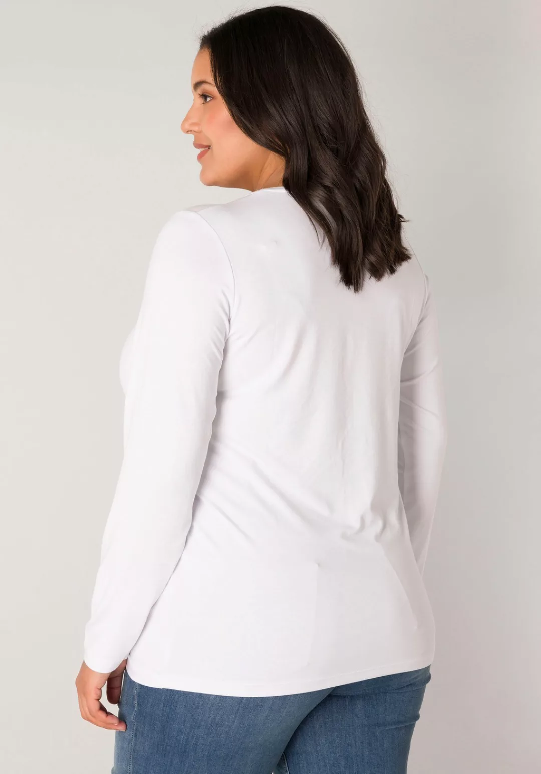 Base Level Curvy Langarmshirt günstig online kaufen