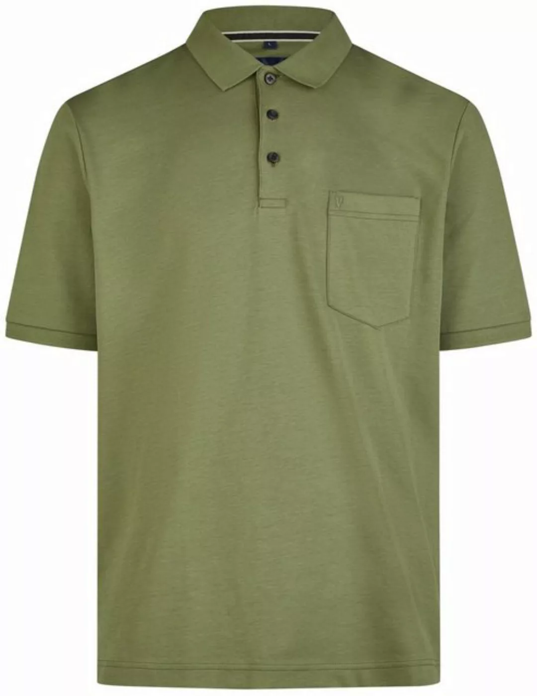 MARVELIS Poloshirt Poloshirt - Piqué - Einfarbig - Hellbeige günstig online kaufen