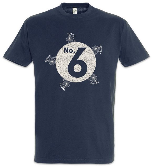 Urban Backwoods Print-Shirt No. 6 Herren T-Shirt The Fun TV Prisoner Number günstig online kaufen