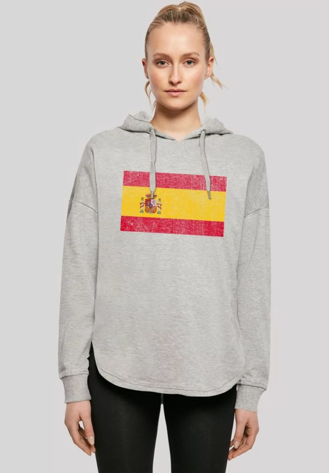 F4NT4STIC Kapuzenpullover "Spain Spanien Flagge distressed", Print günstig online kaufen