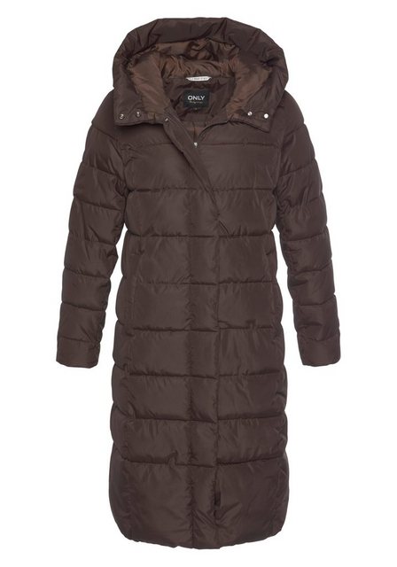 ONLY Steppmantel ONLTINA PUFFER X LONG COAT OTW mit Kapuze günstig online kaufen