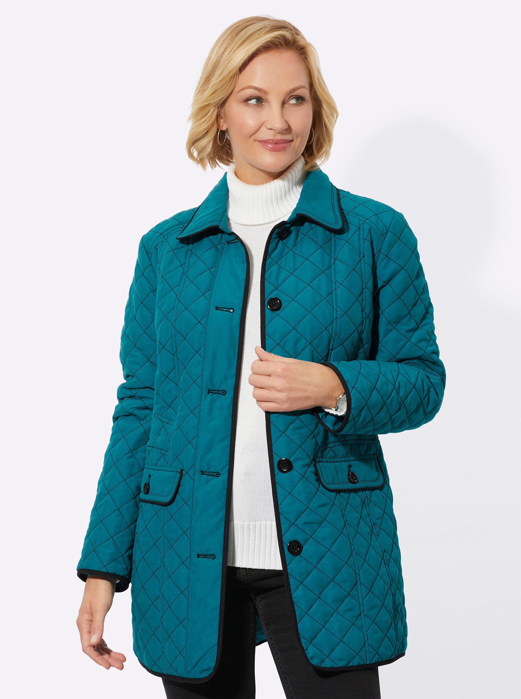 Classic Basics Steppjacke, mit Kapuze günstig online kaufen