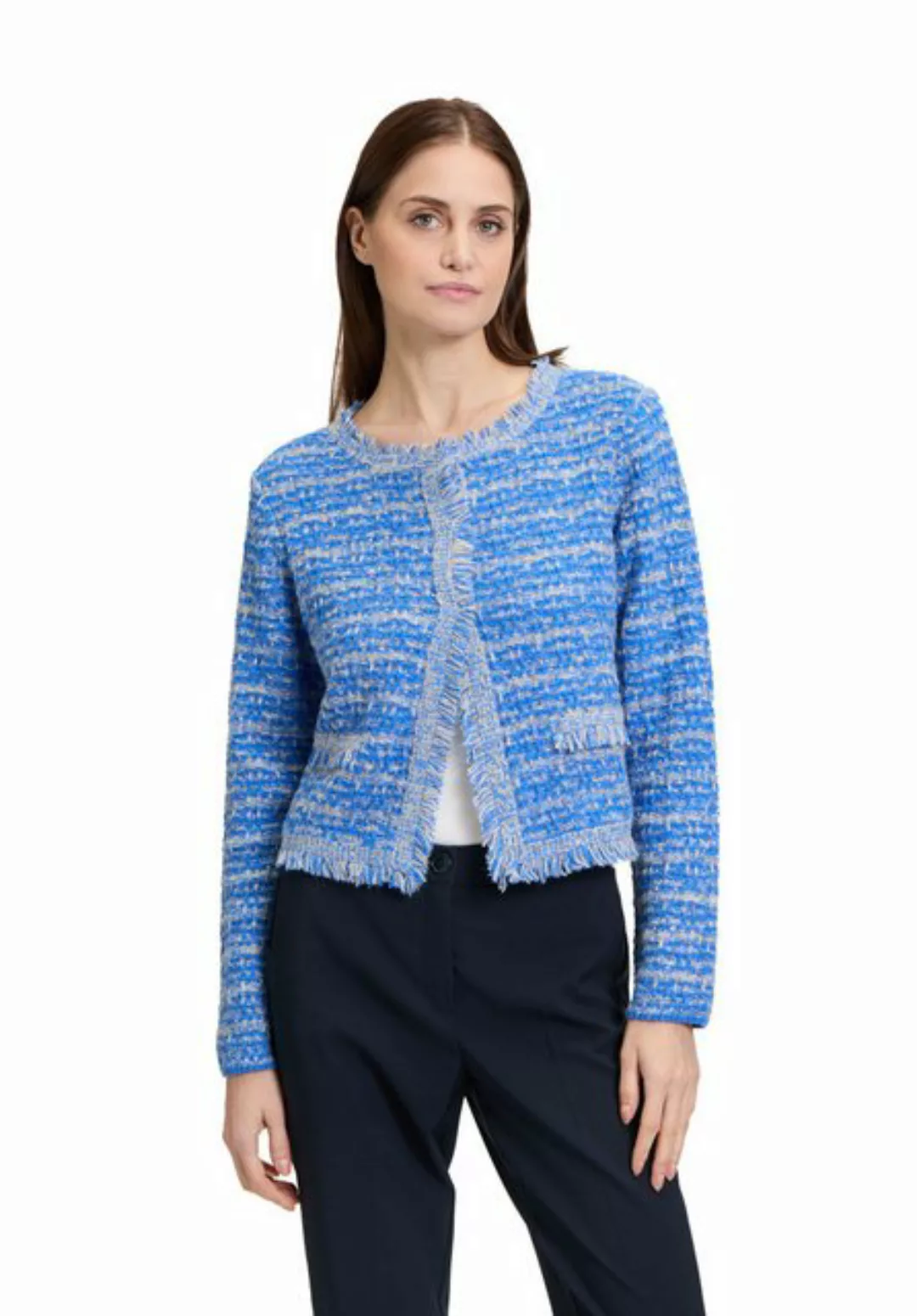 Betty Barclay Strickjacke Betty Barclay Strick-Cardigan mit Fransen (1-tlg) günstig online kaufen